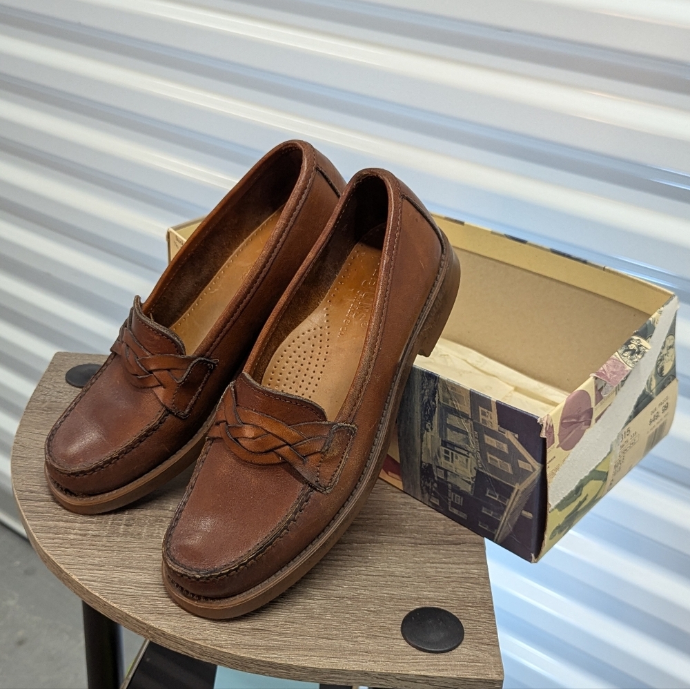 G.H. Bass & Co. Brown Leather Loafers